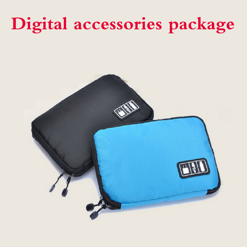 Putna torba za umetanje Prijenosni kabel za pohranu Torba za organizatore Vodootporna slušalica otporna na udarce Digitalna USB torba za razvrstavanje putnog pribora