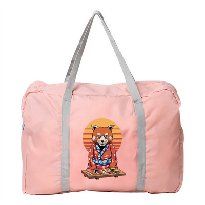 Geantă de călătorie pentru femei, în aer liber, pentru camping, depozitare bagaje, articole de toaletă, accesorii, genți pliabile cu fermoar, geantă de mână cu imprimeu de pisici din Japonia