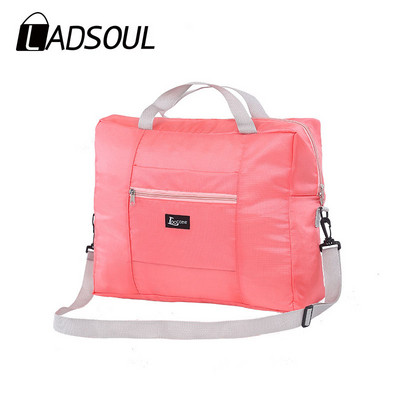 LADSOUL Fashion Unisex Αδιάβροχη πτυσσόμενη τσάντα ταξιδιού Τσάντα αποθήκευσης Τσάντα ταξιδιού Τσάντα αποθήκευσης ρούχων Τσάντα ταξινόμησης αποσκευών Τσάντα τρόλεϊ