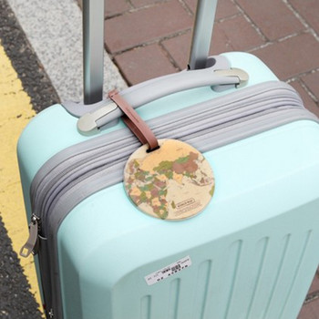 2020 Етикет за багаж Модна карта Дамски аксесоари за пътуване Силикагел Куфар ID Адрес Притежател Етикет за качване на багаж Преносим етикет