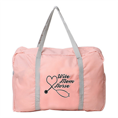 Serija Nurse Printing Putna torba Vodootporna prtljaga Torbica za rame velikog kapaciteta Najlonska trendovska ručna torba Ležerna sklopiva torba