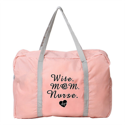 Serija Nurse Printing Putna torba Vodootporna prtljaga Torbica za rame velikog kapaciteta Najlonska trendovska ručna torba Ležerna sklopiva torba