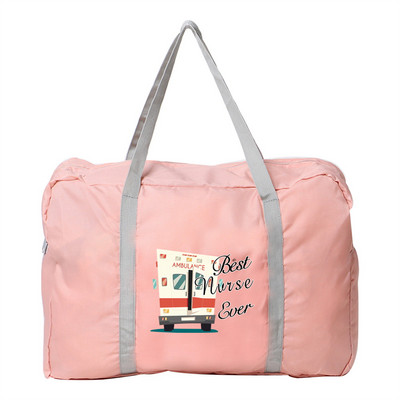 Serija Nurse Printing Putna torba Vodootporna prtljaga Torbica za rame velikog kapaciteta Najlonska trendovska ručna torba Ležerna sklopiva torba