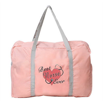 Serija Nurse Printing Putna torba Vodootporna prtljaga Torbica za rame velikog kapaciteta Najlonska trendovska ručna torba Ležerna sklopiva torba