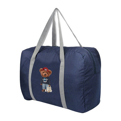 Sklopive putne torbe Ženske prijenosne organizatore odjeće Ručne torbe velikog kapaciteta Duffle torba Wombat uzorak Putni dodaci