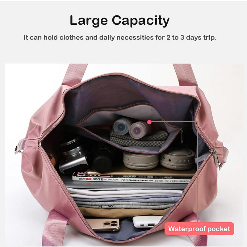 Putna torba velikog kapaciteta Sklopiva torba Najlonska velika torba Ženska muška vodootporna ručna torba Torba na rame Putni ruksak 2022 Torbe