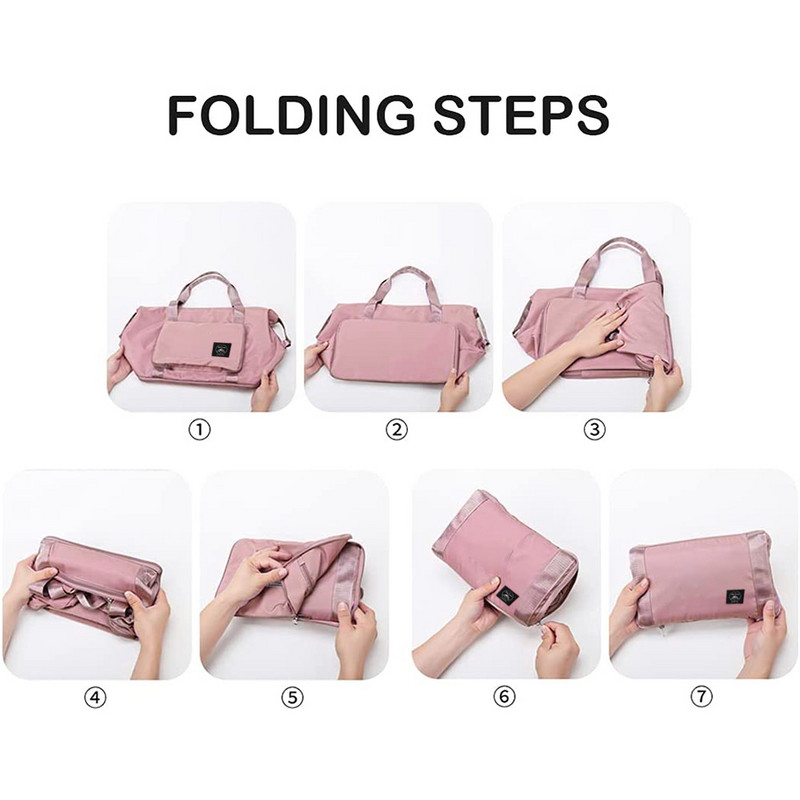 Putna torba velikog kapaciteta Sklopiva torba Najlonska velika torba Ženska muška vodootporna ručna torba Torba na rame Putni ruksak 2022 Torbe