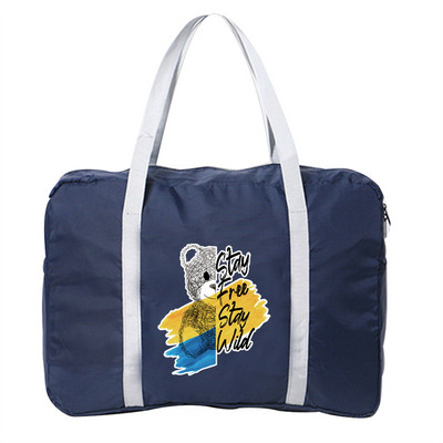 Unisex torba za putne potrepštine za kampiranje na otvorenom Modna djevojka Organizator toaletnih potrepština Serija medvjedića Sklopiva ručna torba za prtljagu na patentni zatvarač