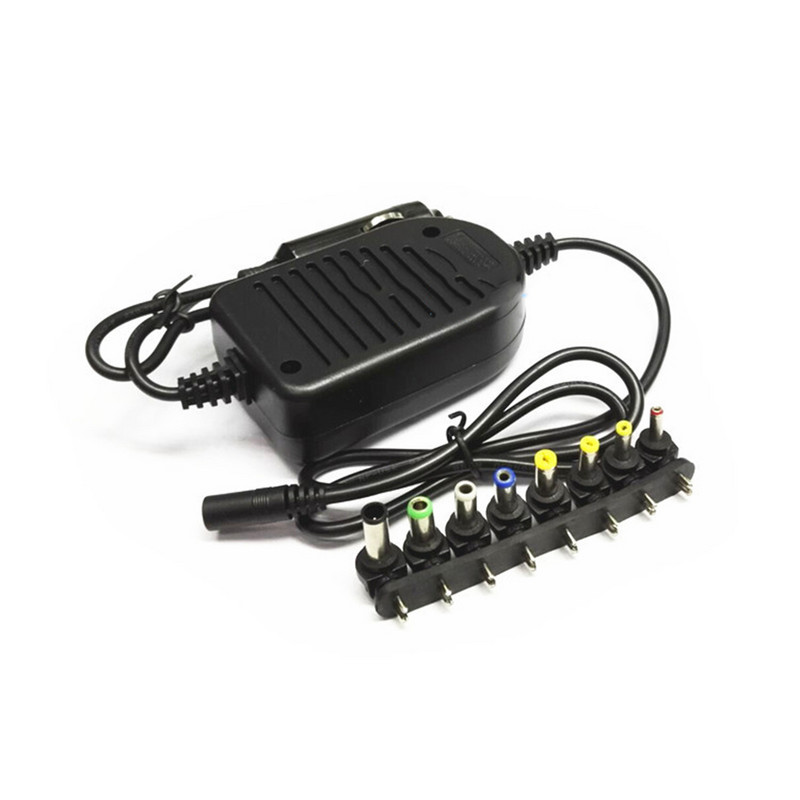 Novi univerzalni DC 80W adapteri za automobilski auto punjač, komplet podesivih 8 odvojivih utikača, adapter za napajanje prijenosnog računala