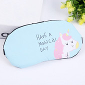 1PC Ajutor pentru ochi pentru somn de călătorie, livrare picătură, accesorii de călătorie, mască pentru ochi cu flamingo drăguț pentru dormit