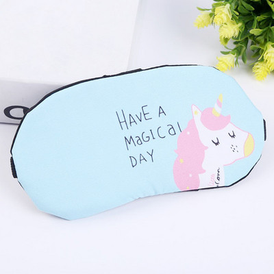 1PC Ajutor pentru ochi pentru somn de călătorie, livrare picătură, accesorii de călătorie, mască pentru ochi cu flamingo drăguț pentru dormit