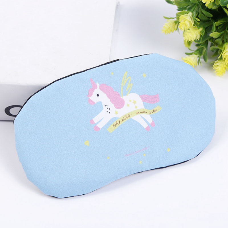 1PC Ajutor pentru ochi pentru somn de călătorie, livrare picătură, accesorii de călătorie, mască pentru ochi cu flamingo drăguț pentru dormit