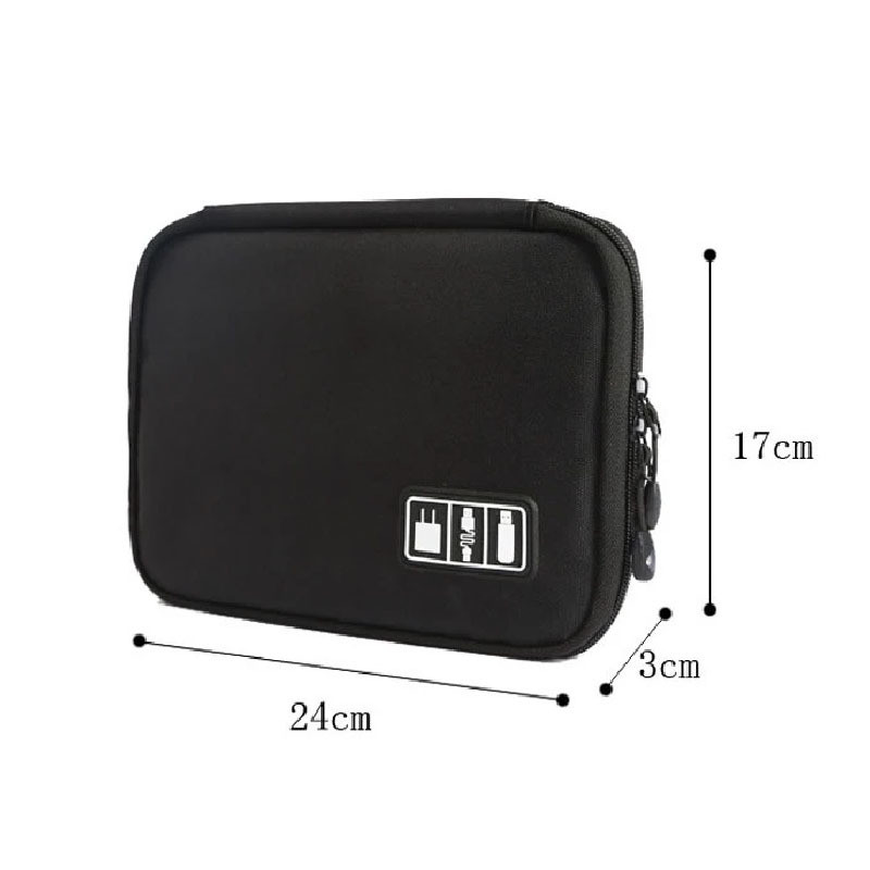 Nove torbe za digitalnu pohranu Organizator Prijenosni dodaci za putovanja USB Kabeli za opremu Žice Punjač Napajanje Baterija Patentni zatvarač Torbica za telefon
