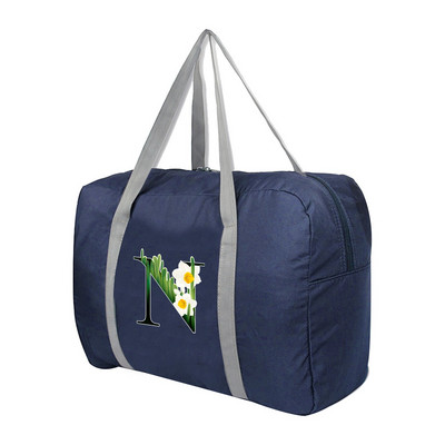 Organizator de călătorie, la modă pentru femei, genți de bagaje de camping în aer liber, pliabile, cu fermoar, accesorii pentru depozitare, genți, geantă cu imprimeu culoare flori