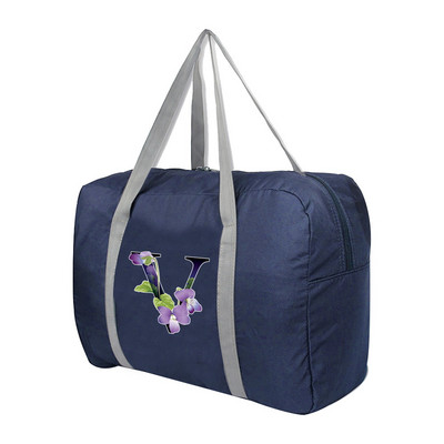 Organizator de călătorie, la modă pentru femei, genți de bagaje de camping în aer liber, pliabile, cu fermoar, accesorii pentru depozitare, genți, geantă cu imprimeu culoare flori