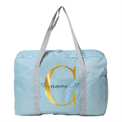 Prilagodite bilo koje ime Putna torba Ženska ručna torba Prtljaga Vreće za pohranu odjeće Sklopivi organizator Dodatna oprema za putnike velikog kapaciteta