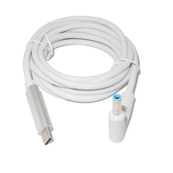 USB C към 4,5*3,0 мм щепсел конвертор USB тип C кабел за зареждане на лаптоп, кабел за Hp EliteBook 820 G3 820 G4 840 G3 840 G4 1040 G2