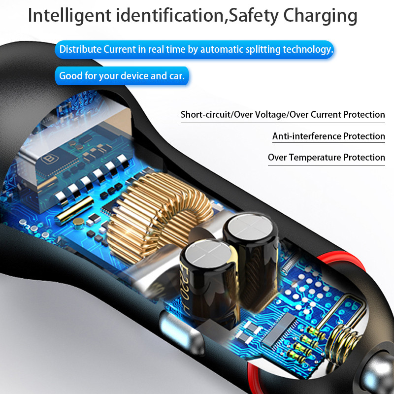 65W USB C PPS automobilinis įkroviklis skirtas Macbook Lenovo Asus nešiojamiesiems kompiuteriams Type C greito įkrovimo adapteris iPhone 13 12 Pro Huawei Samsung S21