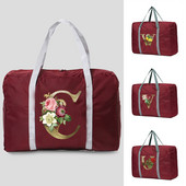 Sklopive putne torbe velikog kapaciteta Golden Flower Letter Series Luggage Tote Duffle Bag Torbe za teretanu Torbe za ramena za žene i muškarce