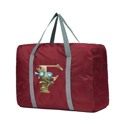 Sklopive putne torbe velikog kapaciteta Golden Flower Letter Series Luggage Tote Duffle Bag Torbe za teretanu Torbe za ramena za žene i muškarce
