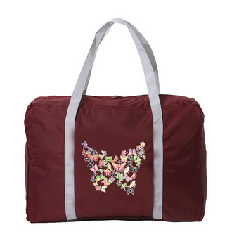 Νέα τσάντα ταξιδιού Butterfly Print Unisex Πτυσσόμενη τσάντα Duffle Organizers Φορητό πακέτο αποσκευών μεγάλης χωρητικότητας Αδιάβροχα αξεσουάρ