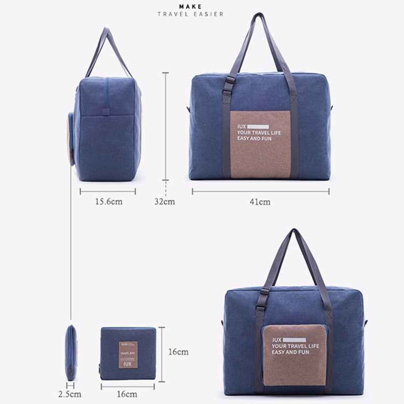 Sklopiva putna torba velikog kapaciteta Unisex najlonska praktična putna torba Torba za ručnu prtljagu Vodootporna torba za pohranu otporna na habanje