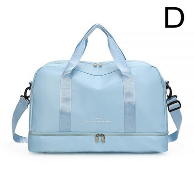 Ženska vikendica velikog kapaciteta, torba za noćenje, platna torba s mokrim džepom, sportska torba za putovanja, teretana, joga, torbe za odlaganje na rame