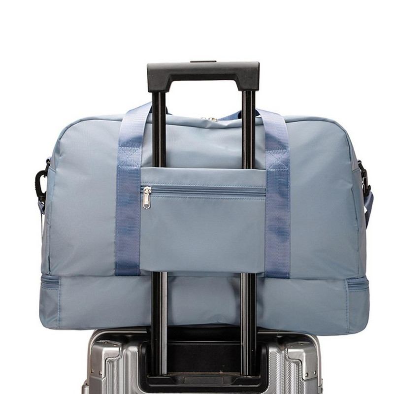 Ženska vikendica velikog kapaciteta, torba za noćenje, platna torba s mokrim džepom, sportska torba za putovanja, teretana, joga, torbe za odlaganje na rame