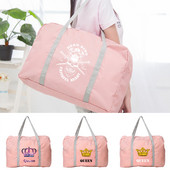 Sklopiva prtljaga Putne torbe Organizator Ženske ručne torbe Skladištenje odjeće King&queen Anime praznični dodaci za putnike Duffle Bag