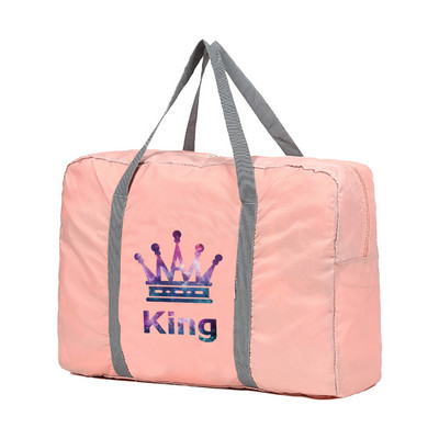 Sklopiva prtljaga Putne torbe Organizator Ženske ručne torbe Skladištenje odjeće King&queen Anime praznični dodaci za putnike Duffle Bag