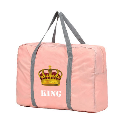 Sklopiva prtljaga Putne torbe Organizator Ženske ručne torbe Skladištenje odjeće King&queen Anime praznični dodaci za putnike Duffle Bag