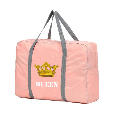 Sklopiva prtljaga Putne torbe Organizator Ženske ručne torbe Skladištenje odjeće King&queen Anime praznični dodaci za putnike Duffle Bag