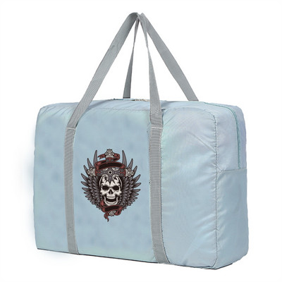 Putna torba velikog kapaciteta Unisex Organizatori Sklopiva prtljaga Ručne torbe Skladištenje odjeće Duffle Torbe za nošenje Skull serija