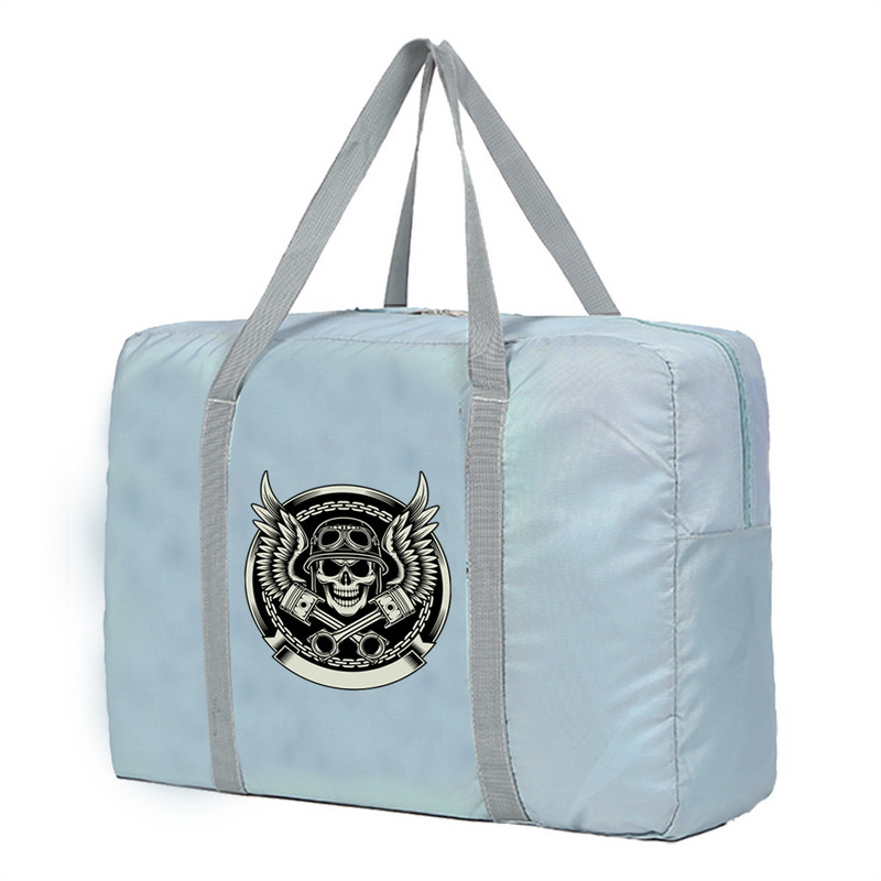 Putna torba velikog kapaciteta Unisex Organizatori Sklopiva prtljaga Ručne torbe Skladištenje odjeće Duffle Torbe za nošenje Skull serija