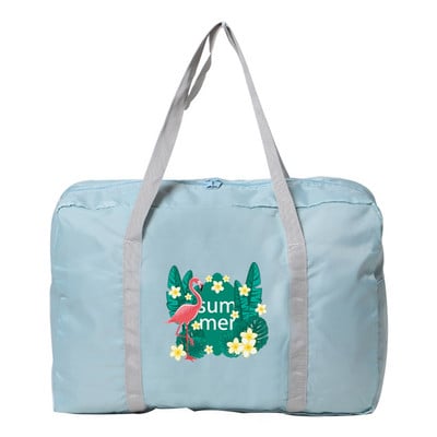 Πτυσσόμενη τσάντα ταξιδιού για χειραποσκευές Μεγάλη τσάντα οργάνωσης ενδυμάτων για άνδρες Αθλητικά αξεσουάρ εξωτερικού χώρου Holiday Flamingo Print Τσάντες