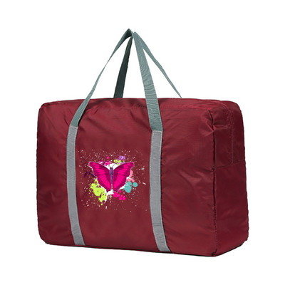 Putne torbe velikog kapaciteta Muška odjeća Organizacija Putna torba Ženske torbe za pohranu Torba za prtljagu Ručna torbica Ispis crvenog leptira