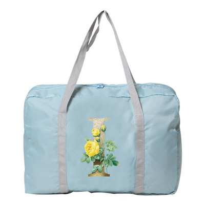 Putne torbe sa zlatnim cvjetnim uzorkom Duffle Bag velikog kapaciteta Unisex Vikend organizator Sklopive ručne torbe za pohranu odjeće