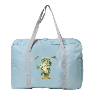 Putne torbe sa zlatnim cvjetnim uzorkom Duffle Bag velikog kapaciteta Unisex Vikend organizator Sklopive ručne torbe za pohranu odjeće