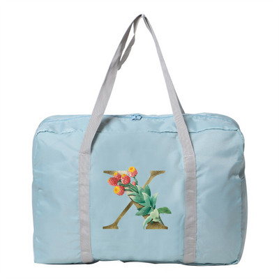 Putne torbe sa zlatnim cvjetnim uzorkom Duffle Bag velikog kapaciteta Unisex Vikend organizator Sklopive ručne torbe za pohranu odjeće