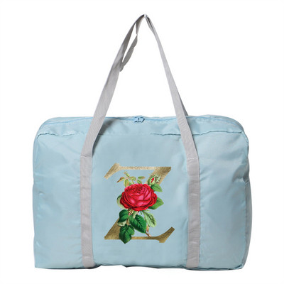 Putne torbe sa zlatnim cvjetnim uzorkom Duffle Bag velikog kapaciteta Unisex Vikend organizator Sklopive ručne torbe za pohranu odjeće