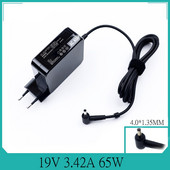 Adapter za prijenosna računala 19V 3.42A 65W 4.0*1.35mm ADP-65DW AC punjač za Asus UX21 UX31A UX32A UX301 U38N UX42VS UX50 UX52VS