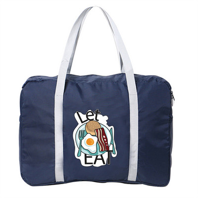 Sklopive putne torbe Unisex Torba za prtljagu velikog kapaciteta Ženske vodootporne ručne torbe s printom hrane Muške putne torbe