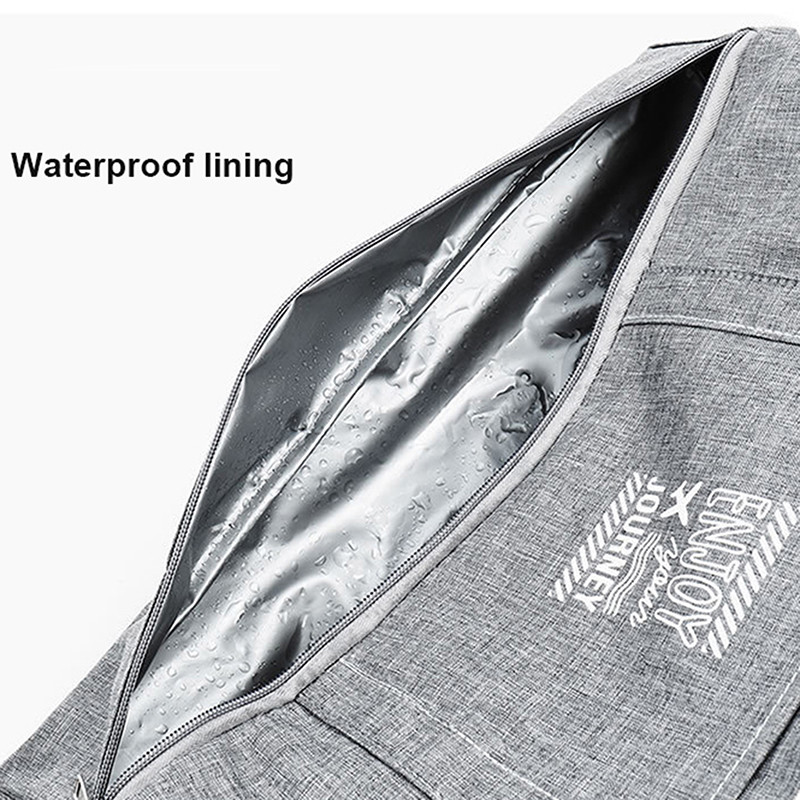 Madingi sulankstomi kelioniniai krepšiai Moteriški Oksfordo kelionių savaitgalio naktiniai krepšiai Didelės talpos rankinio bagažo dėklas Duffel Priedai