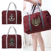 2022 Νέες νάιλον πτυσσόμενες τσάντες ταξιδίου Γυναικείες τσάντες μεγάλης χωρητικότητας Αποσκευές Unisex αδιάβροχες τσάντες ανδρική τσάντα με μοτίβο κρανίου