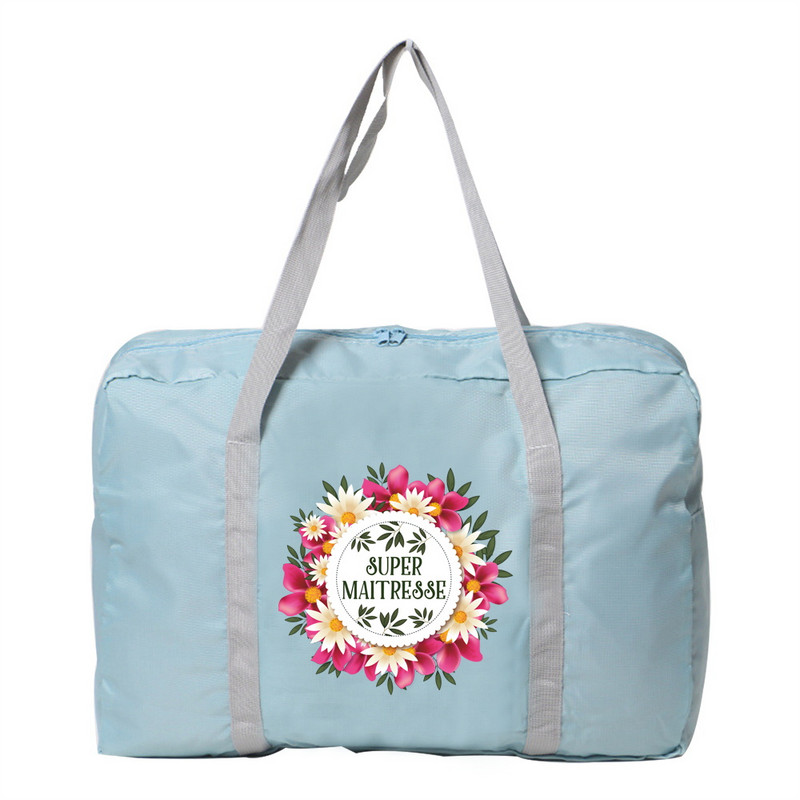 Prijenosna sklopiva prtljaga Putna torba Ručne torbe Unisex Organizator Dodaci za putovanja Velike torbe za pohranu Tote Tote Maitresse Print