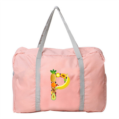 Trend vodootporna putna torba za prtljagu Fruit Series Print Torba za rame Najlonska ručna torba Ležerna sklopiva velika torba Nove torbe