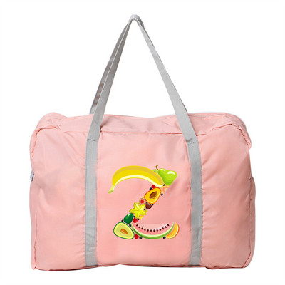 Trend vodootporna putna torba za prtljagu Fruit Series Print Torba za rame Najlonska ručna torba Ležerna sklopiva velika torba Nove torbe