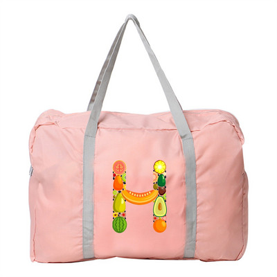 Trend vodootporna putna torba za prtljagu Fruit Series Print Torba za rame Najlonska ručna torba Ležerna sklopiva velika torba Nove torbe