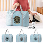 Sklopiva torba za pohranu velikog kapaciteta, sklopiva torba, putne torbe, torba za prtljagu, ručna torba s printom lubanje, ženska nova torba za rame