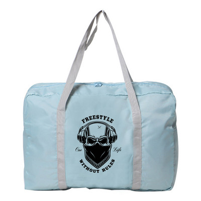 Sklopiva torba za pohranu velikog kapaciteta, sklopiva torba, putne torbe, torba za prtljagu, ručna torba s printom lubanje, ženska nova torba za rame